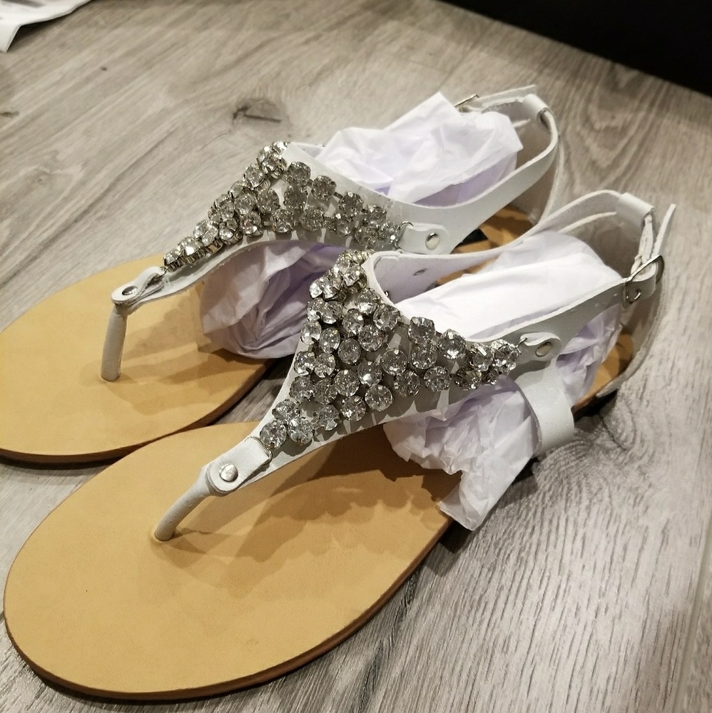 NWOT Bling sandals